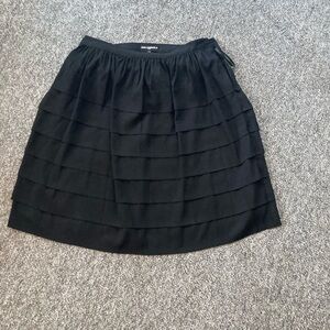 Karl Lagerfeld Black Tiered Black Skirt